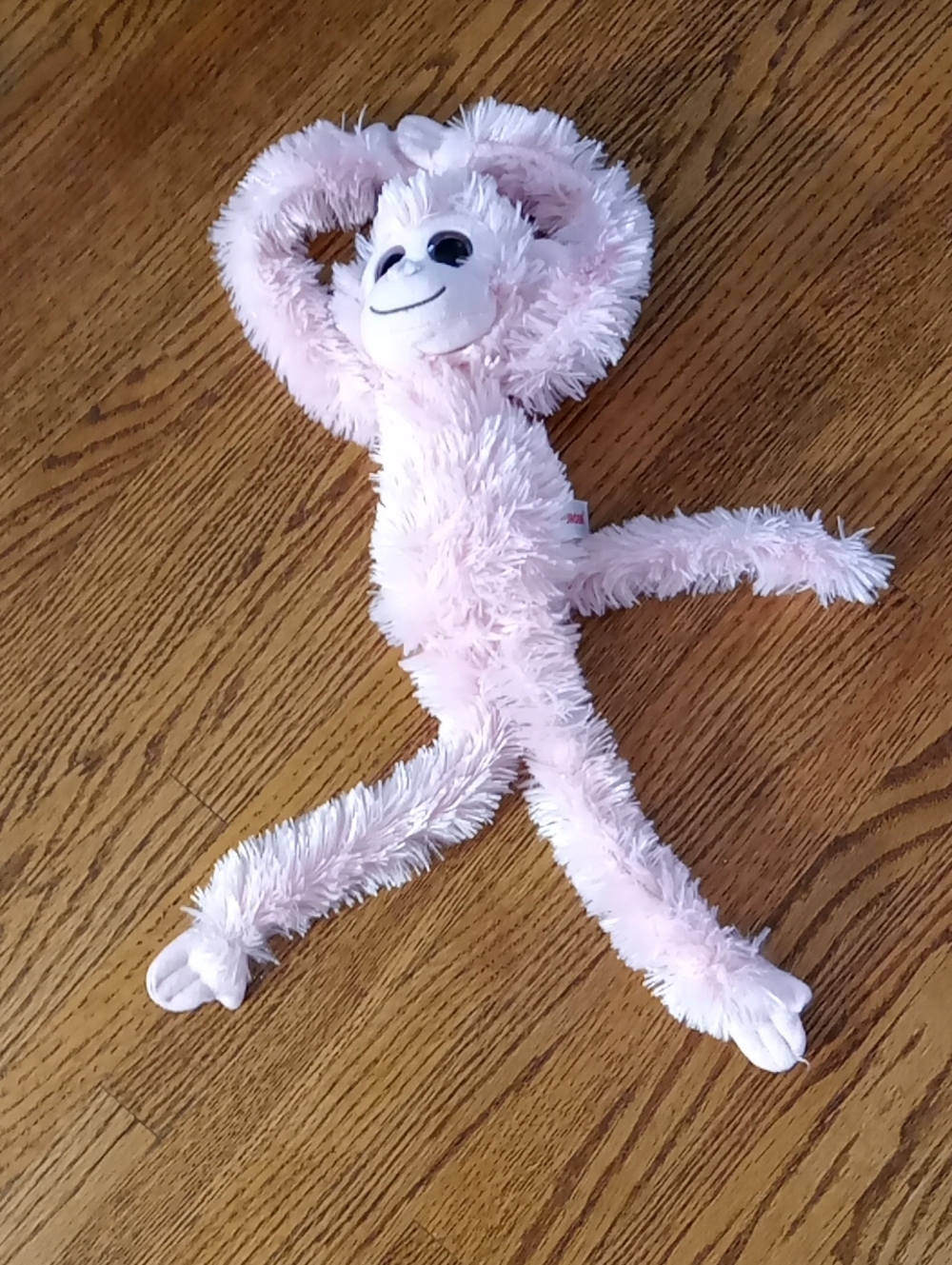 Aurora Pink Plush Monkey Soft Toy - Cute Cuddly Companion